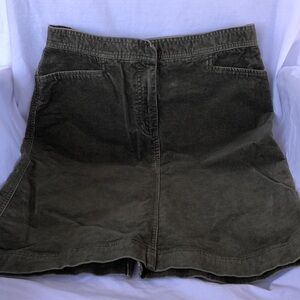 Woman’s green Jones sport Y2k fall stretch corduroy pocket skirt